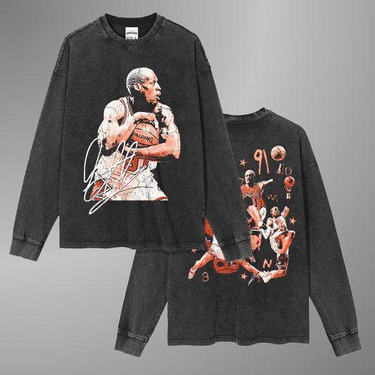 CAMISETA VINTAGE RODMAN [MANGA LARGA] 