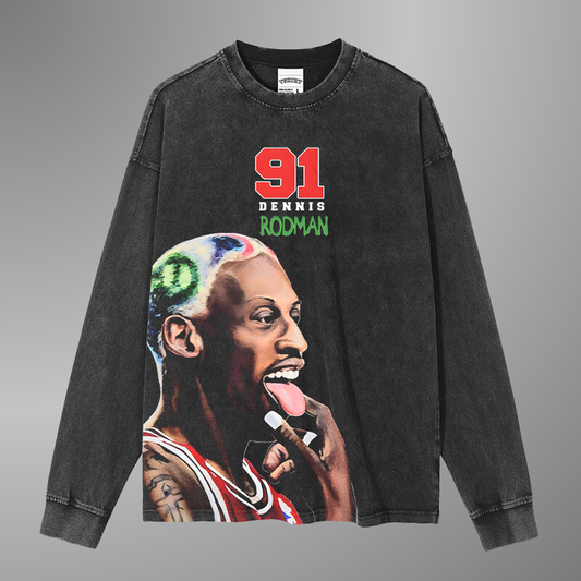 RODMAN BIG FACE TEE[LS] V3