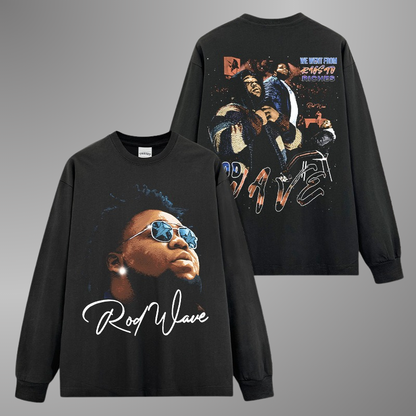 ROD WAVE BIG FACE TEE[LS]