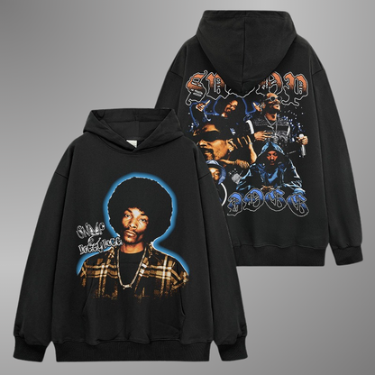 SUDADERA CON CAPUCHA Y CARA GRANDE DE SNOOP DOGG