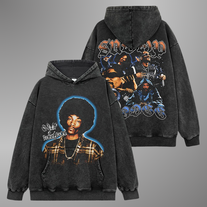 SUDADERA CON CAPUCHA Y CARA GRANDE DE SNOOP DOGG