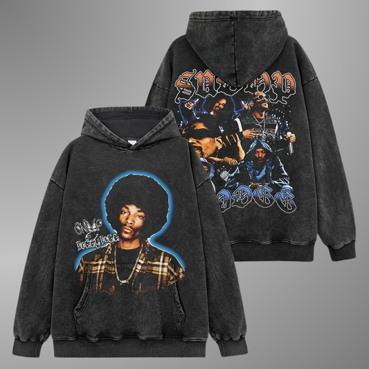 SUDADERA CON CAPUCHA Y CARA GRANDE DE SNOOP DOGG