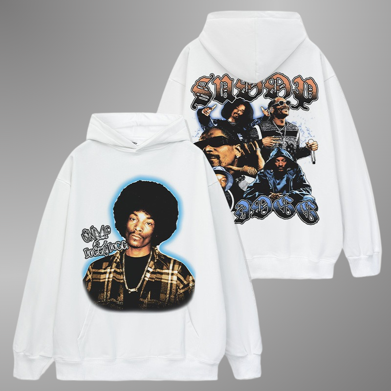 SUDADERA CON CAPUCHA Y CARA GRANDE DE SNOOP DOGG