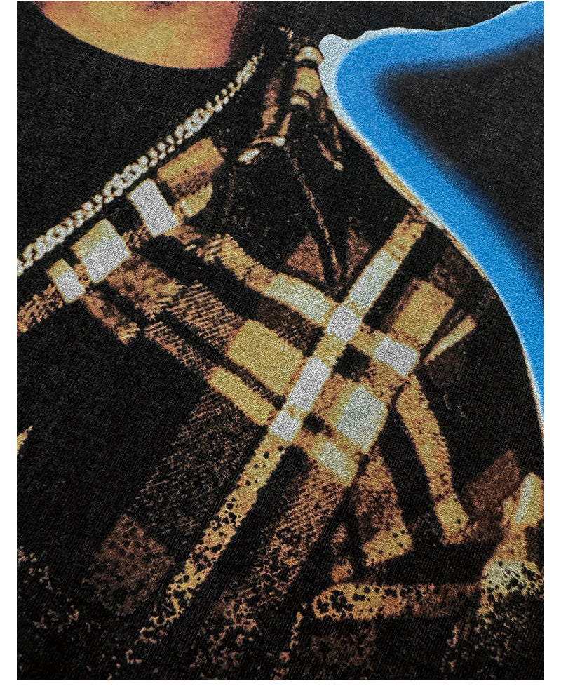 SUDADERA CON CAPUCHA Y CARA GRANDE DE SNOOP DOGG