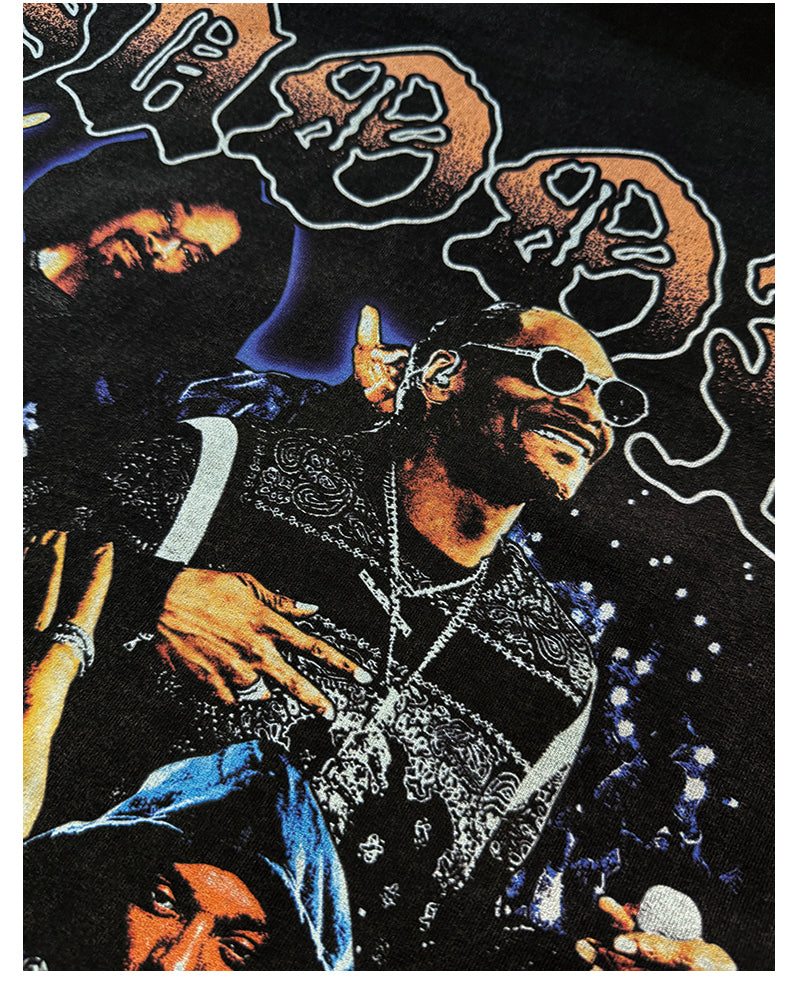 SUDADERA CON CAPUCHA Y CARA GRANDE DE SNOOP DOGG