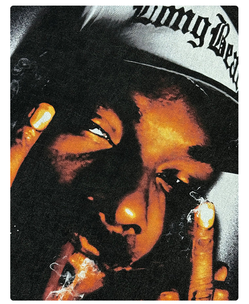 CAMISETA CON CARA GRANDE DE SNOOP DOGG V2