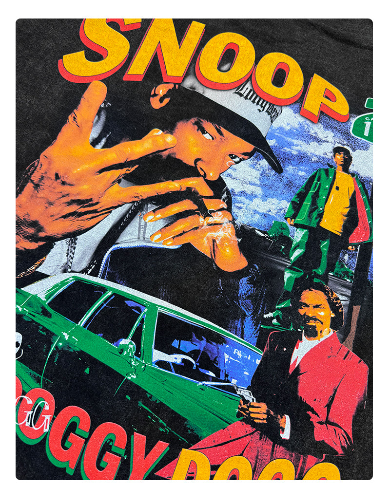 CAMISETA CON CARA GRANDE DE SNOOP DOGG V2
