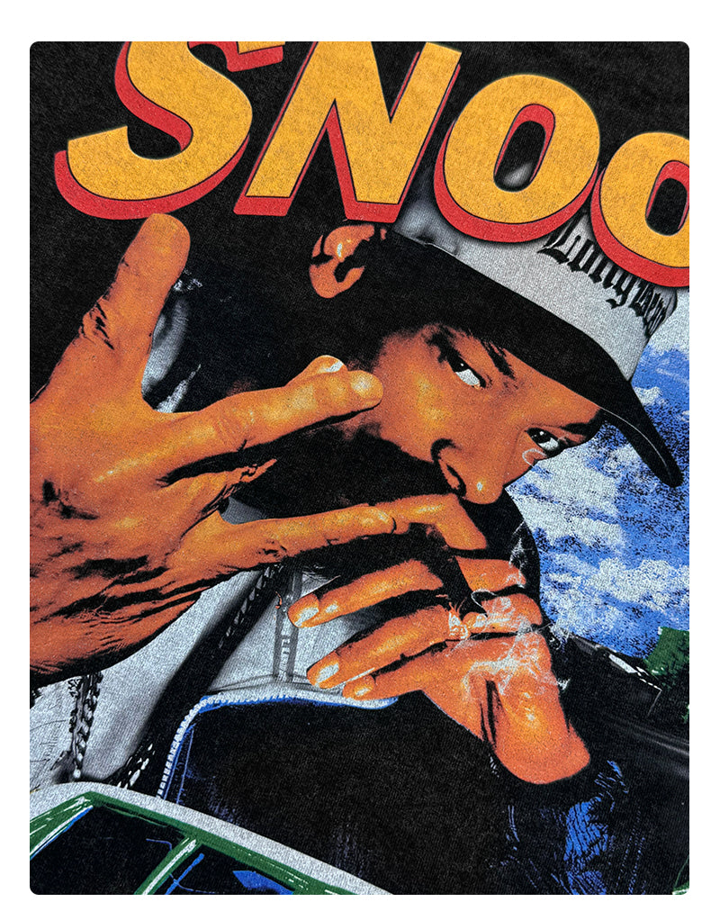 CAMISETA CON CARA GRANDE DE SNOOP DOGG V2