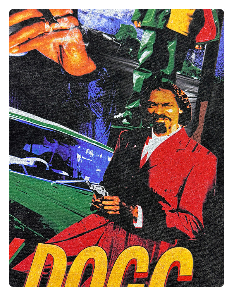 CAMISETA CON CARA GRANDE DE SNOOP DOGG V2