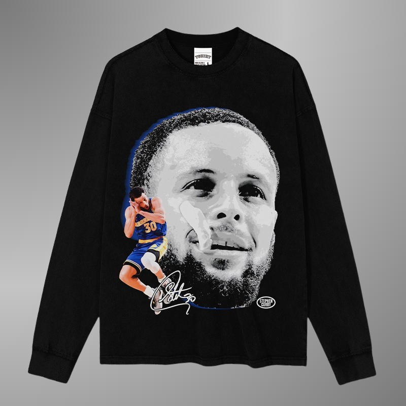 STEPHEN CURRY BIG FACE TEE[LS] V2
