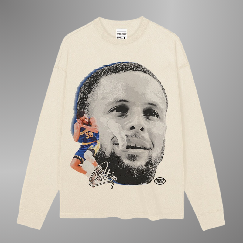 STEPHEN CURRY BIG FACE TEE[LS] V2