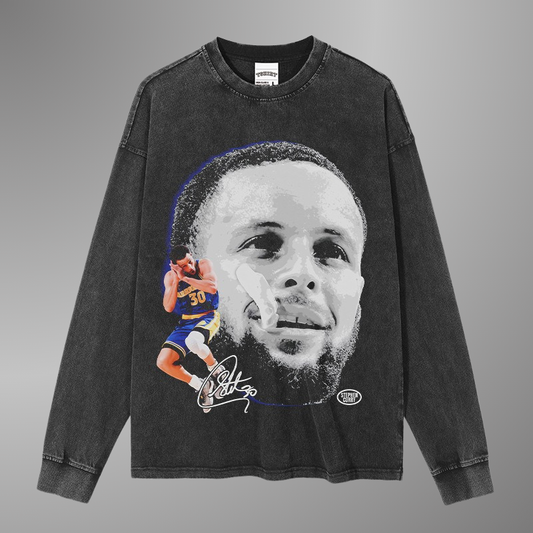 STEPHEN CURRY BIG FACE TEE[LS] V2