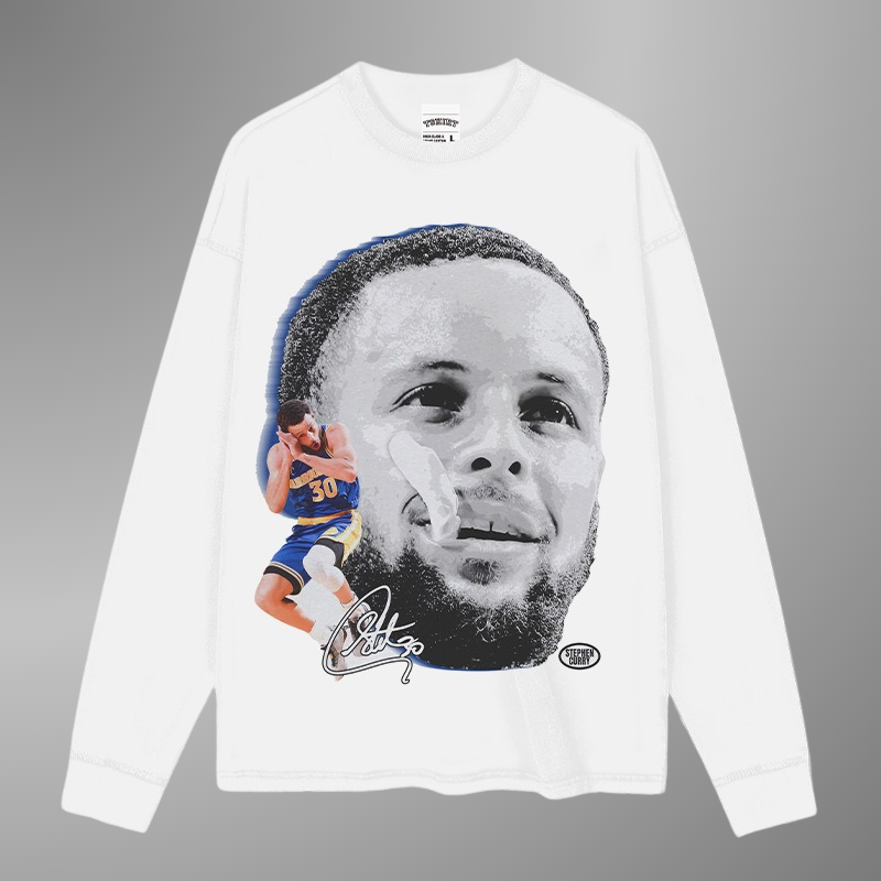 STEPHEN CURRY BIG FACE TEE[LS] V2