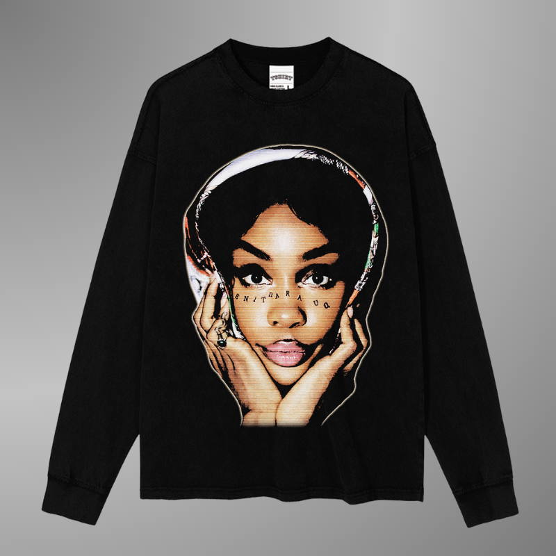 T-SHIRT À GRAND VISAGE SZA [LS] 