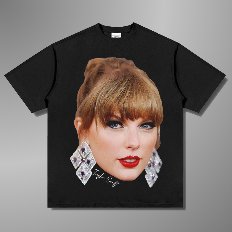 CAMISETA CON CARA GRANDE DE TAYLOR SWIFT