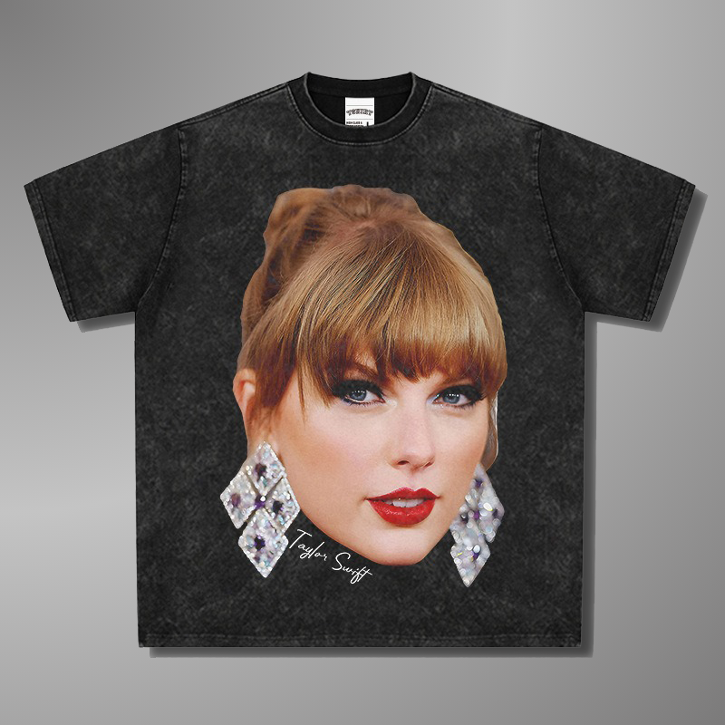 CAMISETA CON CARA GRANDE DE TAYLOR SWIFT