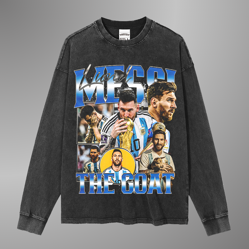 THE GOAT MESSI TEE[LS]