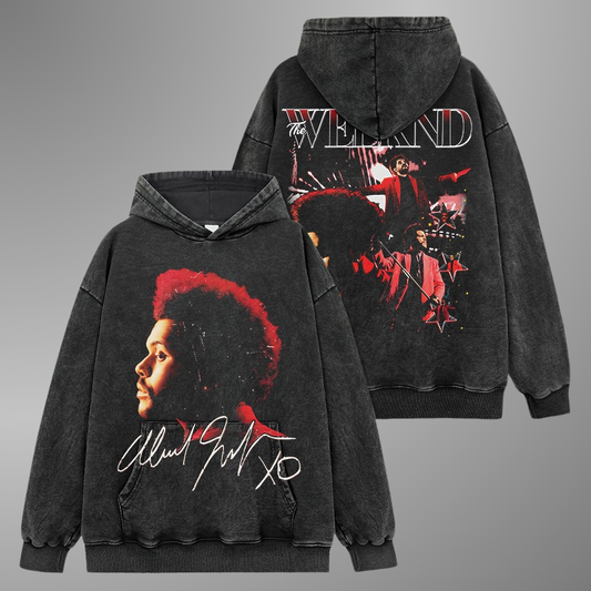 LA SUDADERA CON CAPUCHA BIG FACE DE WEEKND