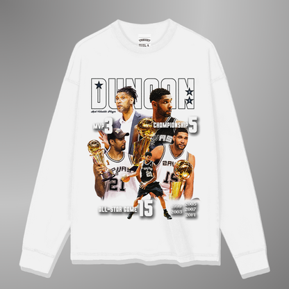 T-SHIRT TIM DUNCAN [LS] 