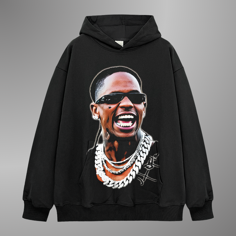 TRAVIS SCOTT BIG FACE HOODIE V4