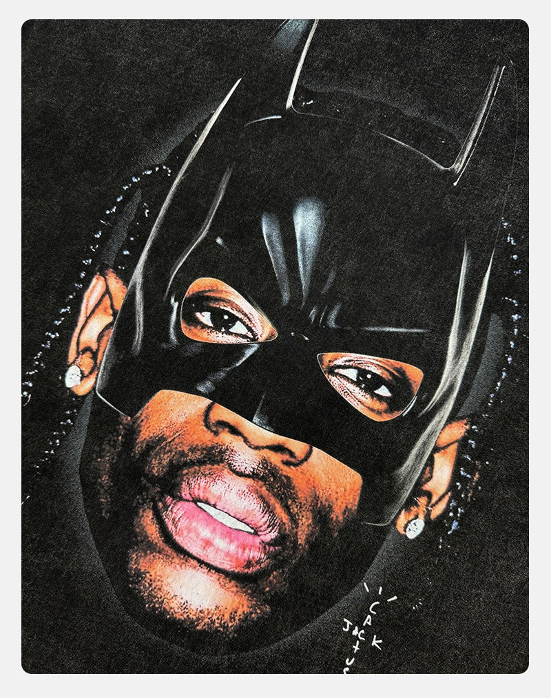CAMISETA CON CARA GRANDE DE TRAVIS WAYNE