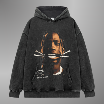 TRAVIS SCOTT BIG FACE HOODIE V2