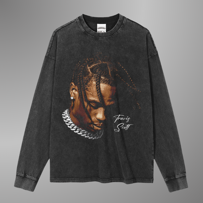 TRAVIS SCOTT BIG FACE TEE[LS]