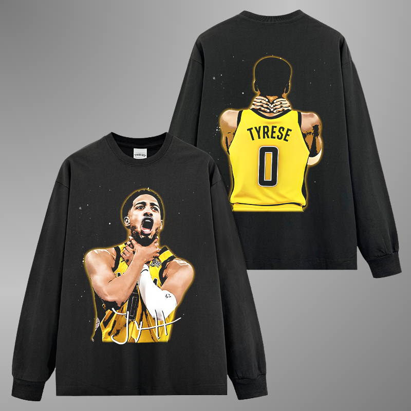 TYRESE HALIBURTON TEE[LS] V6