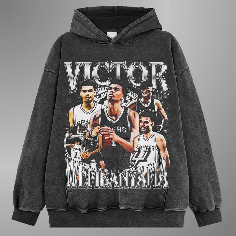SUDADERA CON CAPUCHA WEMBANYAMA 