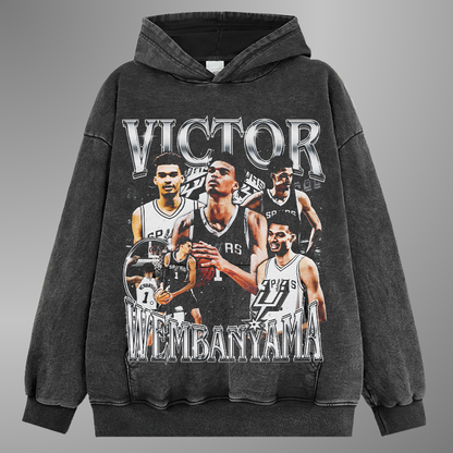 SUDADERA CON CAPUCHA WEMBANYAMA 