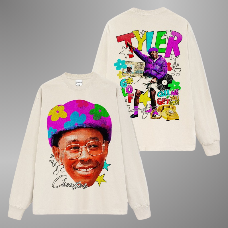 CAMISETA CON CARA GRANDE DE TYLER EL CREADOR V2