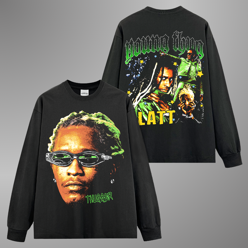 YOUNG THUG BIG FACE TEE[LS] V2
