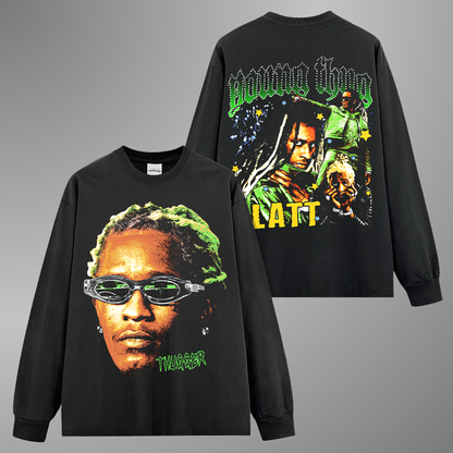 YOUNG THUG BIG FACE TEE[LS] V2