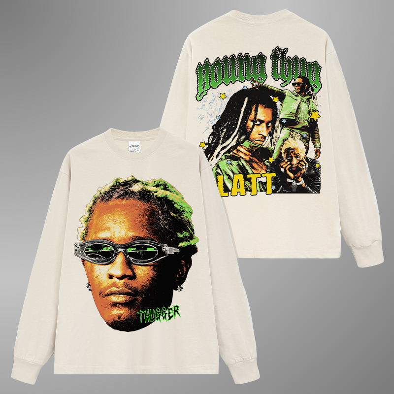 YOUNG THUG BIG FACE TEE[LS] V2