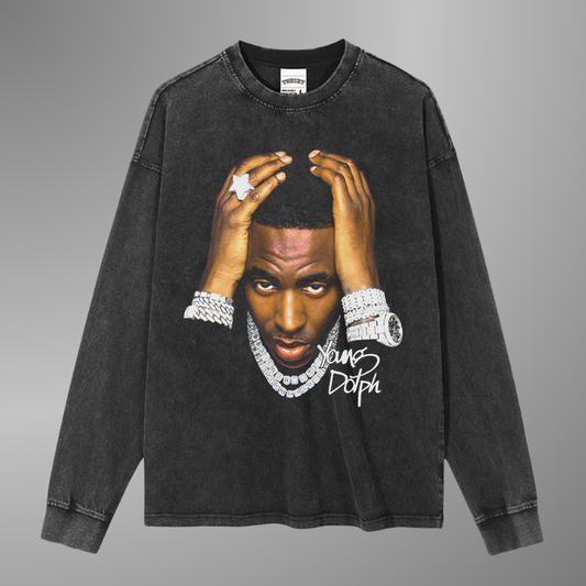YOUNG DOLPH BIG FACE TEE[LS]