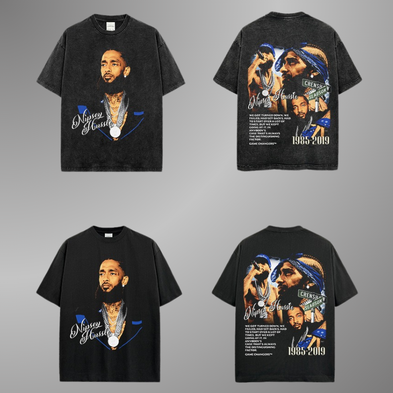 NIPSEY HUSSLE BIG FACE TEE V2